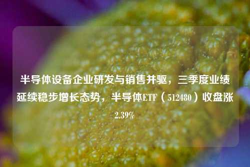 半导体设备企业研发与销售并驱，三季度业绩延续稳步增长态势，半导体ETF（512480）收盘涨2.39%