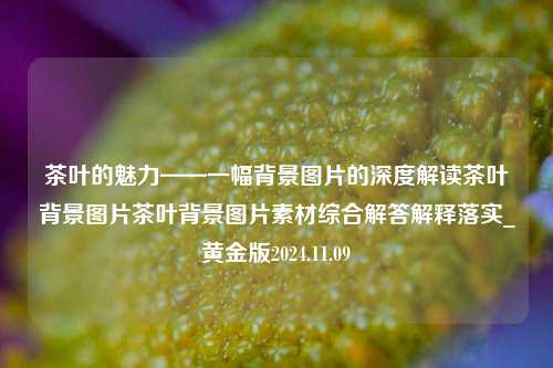 茶叶的魅力——一幅背景图片的深度解读茶叶背景图片茶叶背景图片素材综合解答解释落实_黄金版2024.11.09