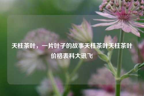 天柱茶叶，一片叶子的故事天柱茶叶天柱茶叶价格表科大讯飞