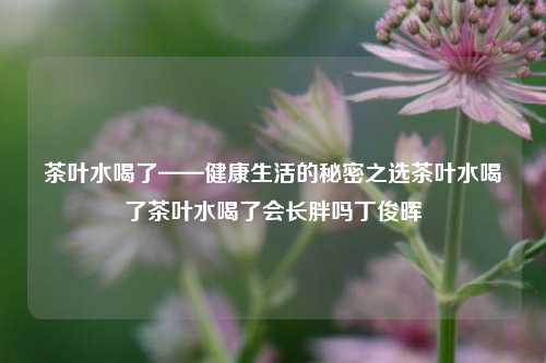 茶叶水喝了——健康生活的秘密之选茶叶水喝了茶叶水喝了会长胖吗丁俊晖